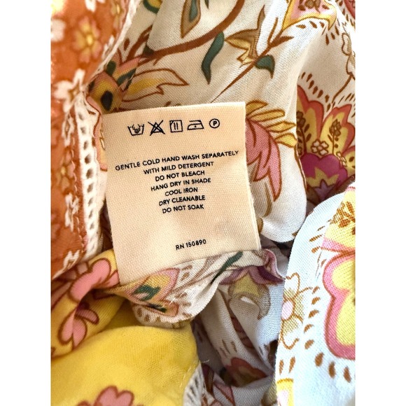 Spell & The Gypsy Collective Portobello Road Floral Boho Babydoll Top XS OG - Picture 9 of 12